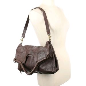 Foley + Corinna mid city foldover brown purse